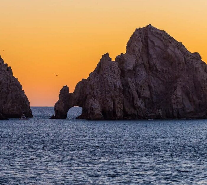 From the Cabo San Lucas marina into the spectacular sunset - Our private sunset sailing tours